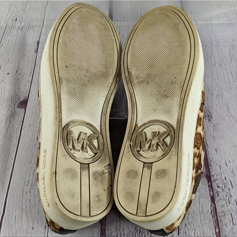 Michael Kors Keaton Leopard Calf Hair Slip-On Sneaker - Picture 6 of 11
